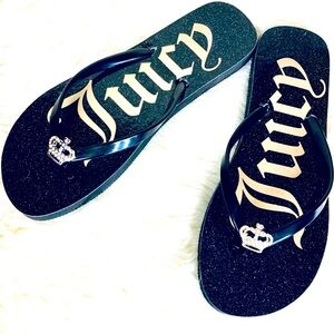 Juicy Couture flip flops!